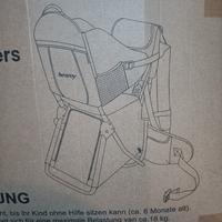 Zaino porta bebè Besrey nuovo nero