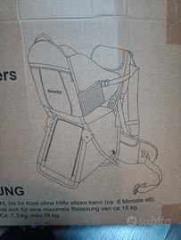 Zaino porta bebè Besrey nuovo nero