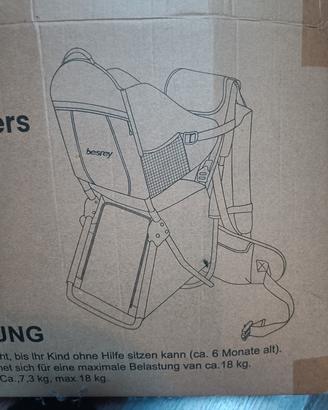 Zaino trekking porta bambino Besrey NUOVO