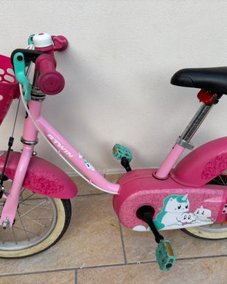 Bici bambina 3-6 anni Btwin con rotelle smontabili