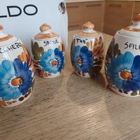 barattoli contenitori cucina in ceramica