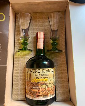 Cofanetto Liquore Sant'Antonio Barbieri Vintage