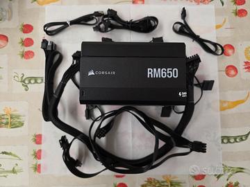 alimentatore corsair rm650 modulare 650W