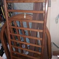 Letto per bambini in legno con sponde 