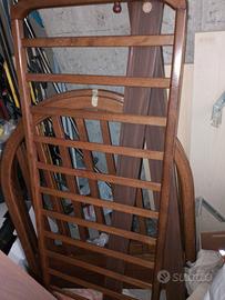 Letto per bambini in legno con sponde 