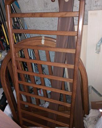 Letto per bambini in legno con sponde 