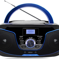 Lettore CD Boombox Portatile Con Bluetooth e USB