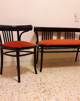 Divanetto e poltroncina Thonet