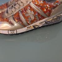 sneaker Premiata n.38 pelle e pailette