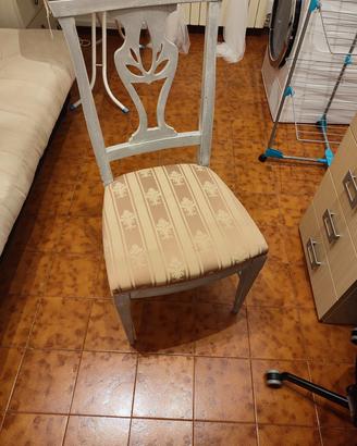 sedia shabby chic