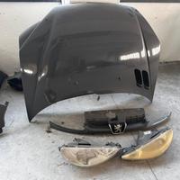 Fari, cofano e griglia Peugeot 206