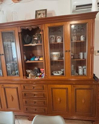 Credenza in legno marrone - 250 cm