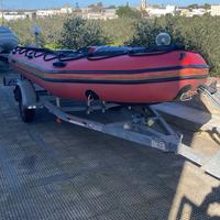Gommone 4,30m + Carrello