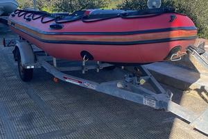 Gommone 4,30m + Carrello