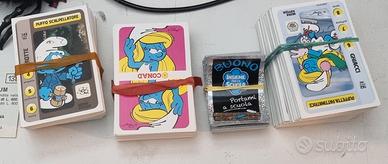 Carte figurine collezione PUFFI conad