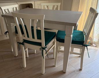Tavolo Scavolini CORINNE e 4 sedie