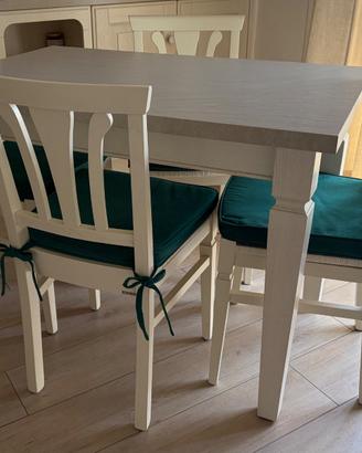 Tavolo Scavolini CORINNE e 4 sedie