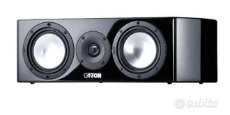 Canton Vento 856.2 Diffusore Centrale nero lucido  			