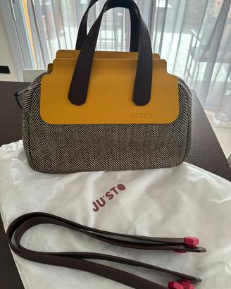 Borsa Ju’sto grande tessuto