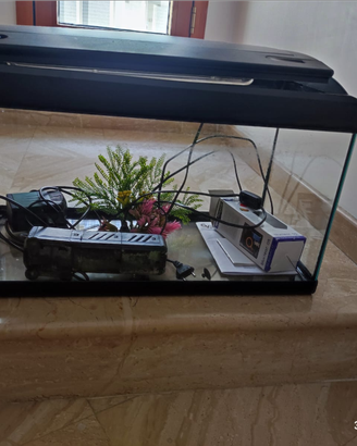 Acquario 62litri, insieme 2 motori per la pulizia