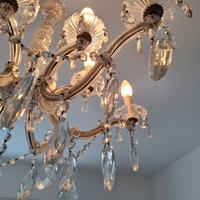 Lampadario cristallo con pendenti