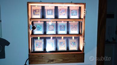 vetrinetta illuminata per carte YUGIOH-POKEMON