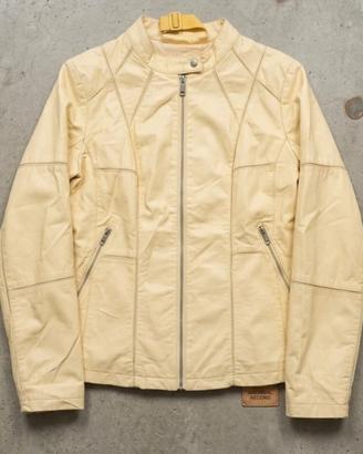 Giacca Vintage  Gialla In Semipelle 💛 Taglia XXL