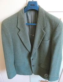Giacca uomo KENZO verde in lana taglia Large