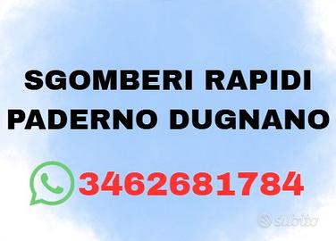 Sgomberi rapidi a Paderno Dugnano e paesi limitrof