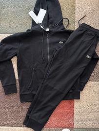 tuta lacoste nera taglia S