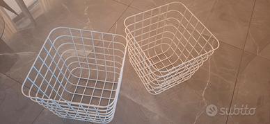 2 cesti metallo spaceo kub