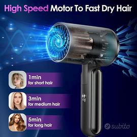 Bwaliffury Asciugacapelli 1800W, Ionico