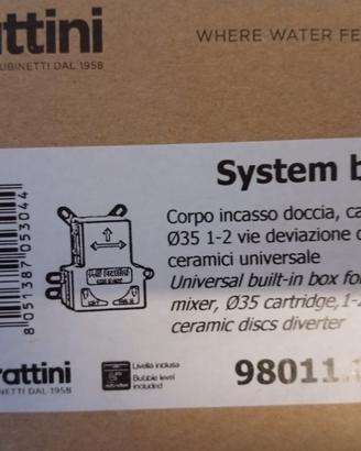 corpo incasso doccia Frattini