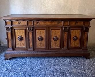 Credenza antica fine 800 Umbert/ Neorinascimentale