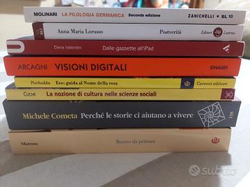 Libri Universitari- esami lettere, beni culturali