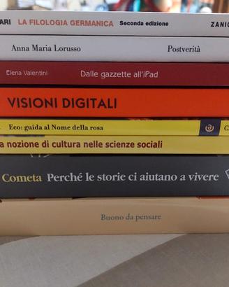 Libri Universitari- esami lettere, beni culturali