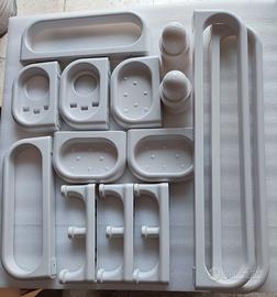 Set Accessori Bagno Vintage METAFORM - Nuovo
