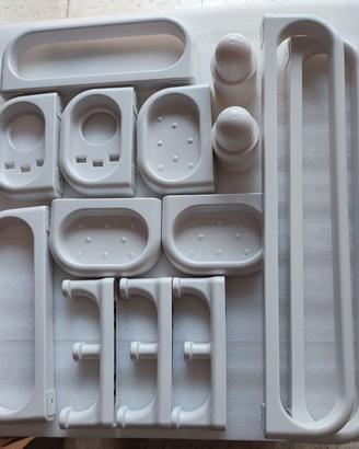 Set Accessori Bagno Vintage METAFORM - Nuovo