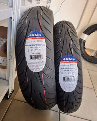 coppia pneumatici Mitas 140/70R16-110/70R16