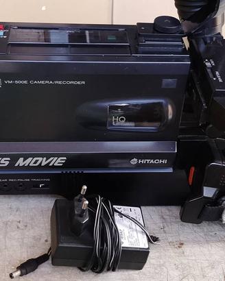 Videocamera vintage Hitachi VM-500E VHS Movie