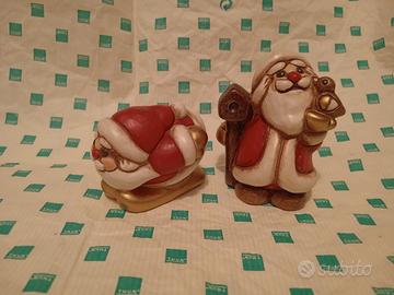 babbo natale sci / bastone uccellino thun