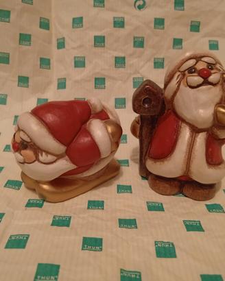 babbo natale sci / bastone uccellino thun