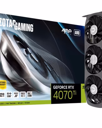 Zotac GeForce RTX 4070 Ti AMP AIRO NVIDIA 12 Go