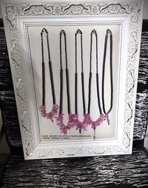 Collezione 5 Collane ''QUARZO ROSA''