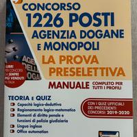Libro prova preselettiva Agenzia delle Dogane
