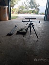 Rod pod e materassino carpfishing 