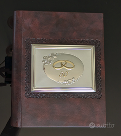 Album porta fotografie per 50º anniversario