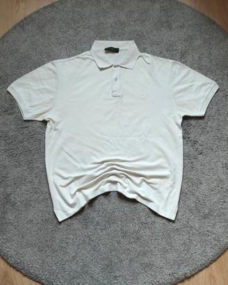 Polo Fred Perry bianca classica uomo/donna