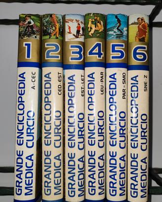 GRANDE ENCICLOPEDIA MEDICA CURCIO 6 VOLUMI 