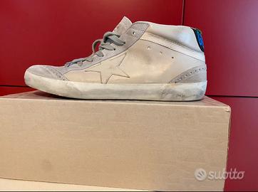 GOLDEN GOOSE Mid Star White Taglia 44 NUOVE